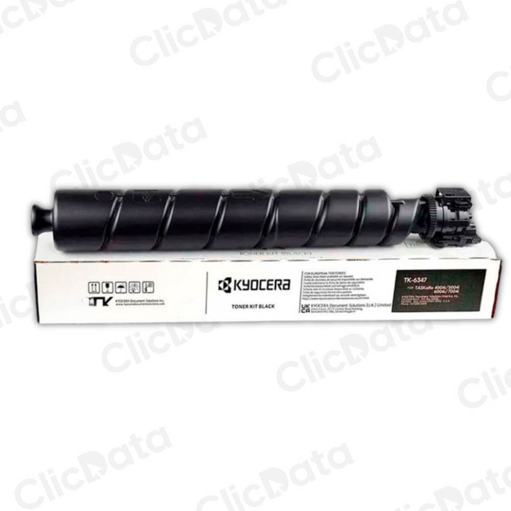 Toner Kyocera TK 6347 Negro 40,000 Pág. 6004i, 7004i Original