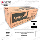 Toner Kyocera TK 592K Black 5K Pág. FsC2026Mfp, C2126Mfp Original