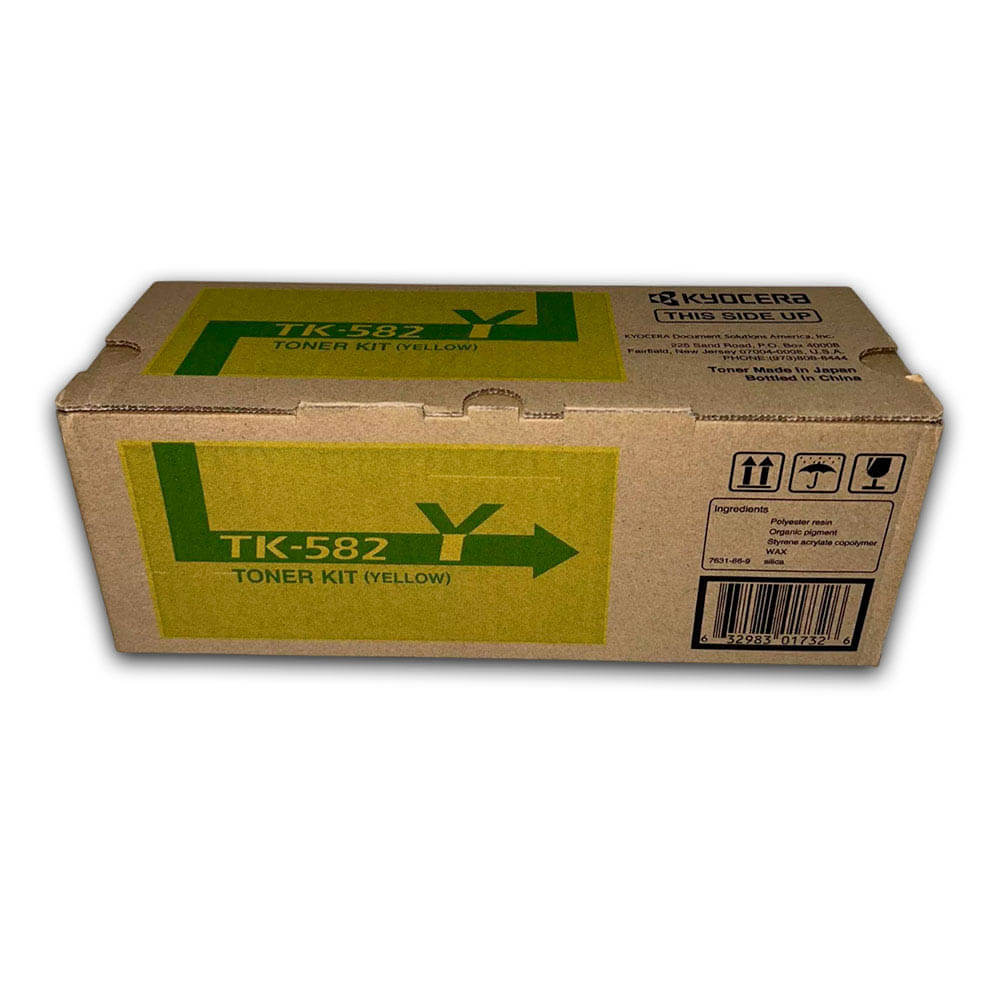 Toner Kyocera TK 582Y Yellow 2.8K Pág. FS-C5150DN Original