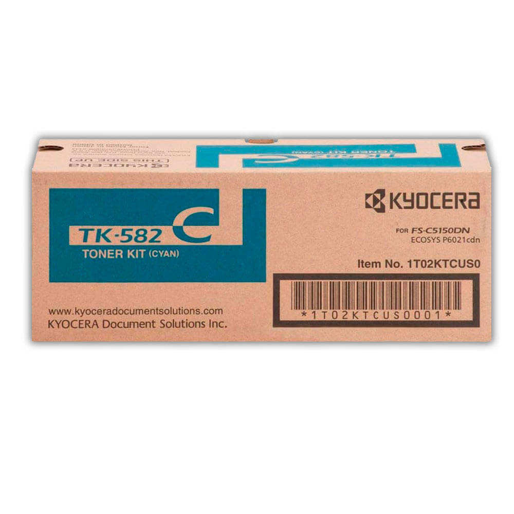 Toner Kyocera TK 582C Cyan 2.800 Pág. FS-C5150DN Original