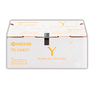 Toner Kyocera TK 5242Y Yellow 3K Pág. Ecosys M5526Cdw Original