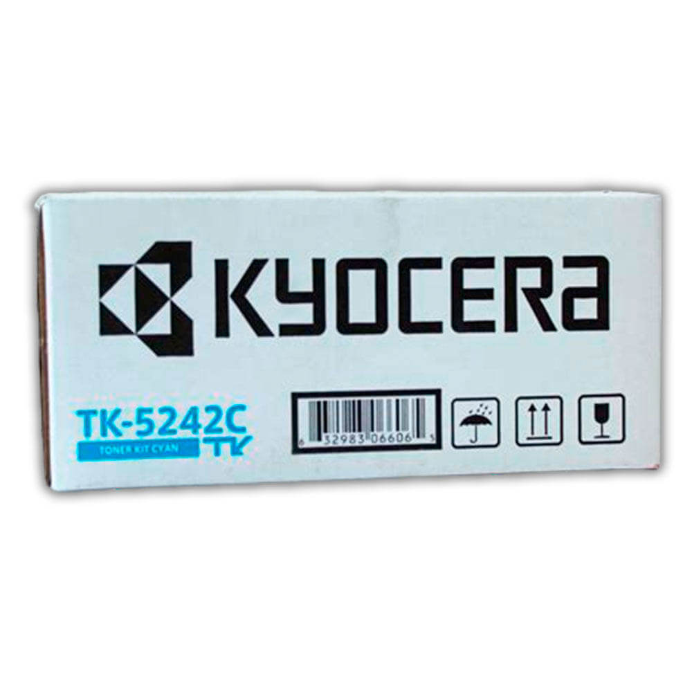 Toner Kyocera TK 5242C Cyan 3K Pág. Ecosys M5526CDW Original