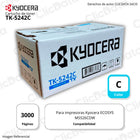 Toner Kyocera TK 5242C Cyan 3K Pág. Ecosys M5526CDW Original