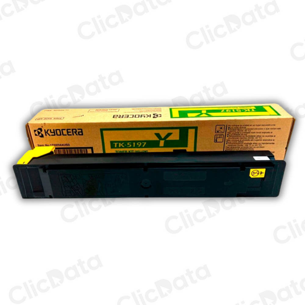 Toner Kyocera TK 5197Y Yellow 7,000 Pág. Taskalfa 306CI Original