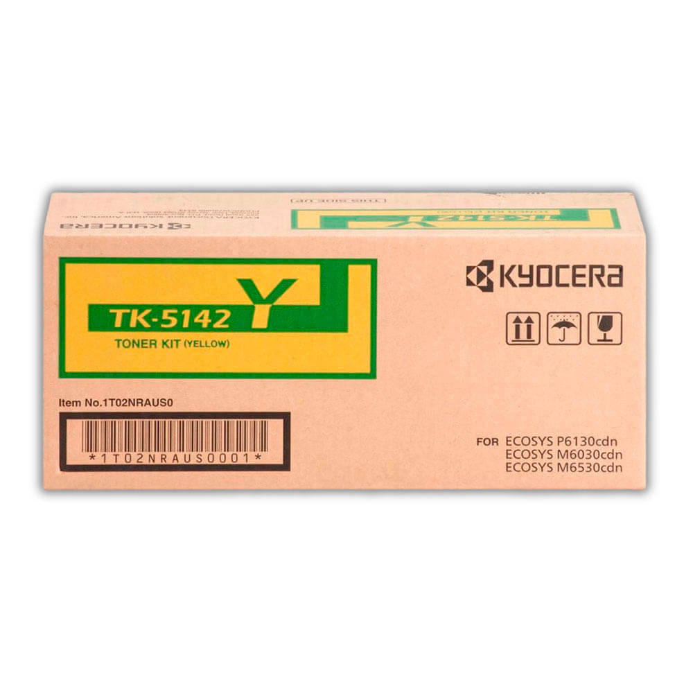 Toner Kyocera TK 5142Y Yellow 5K Pág. P6130cdn, M6530cdn Original