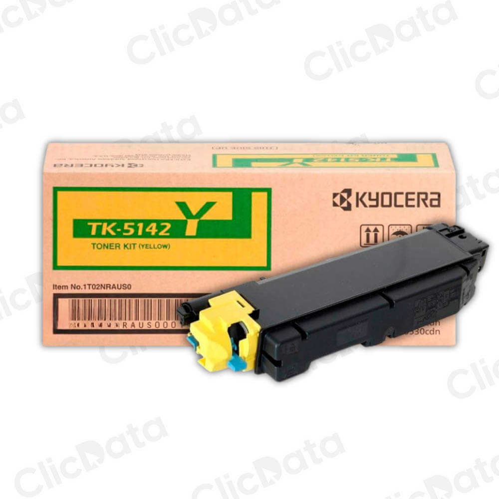 Toner Kyocera TK 5142Y Yellow 5K Pág. P6130cdn, M6530cdn Original