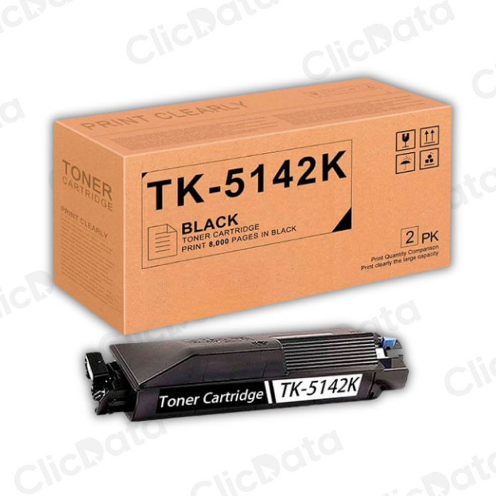 Toner Kyocera TK 5142K Negro 7K Pág. P6130cdn, M6530cdn Original