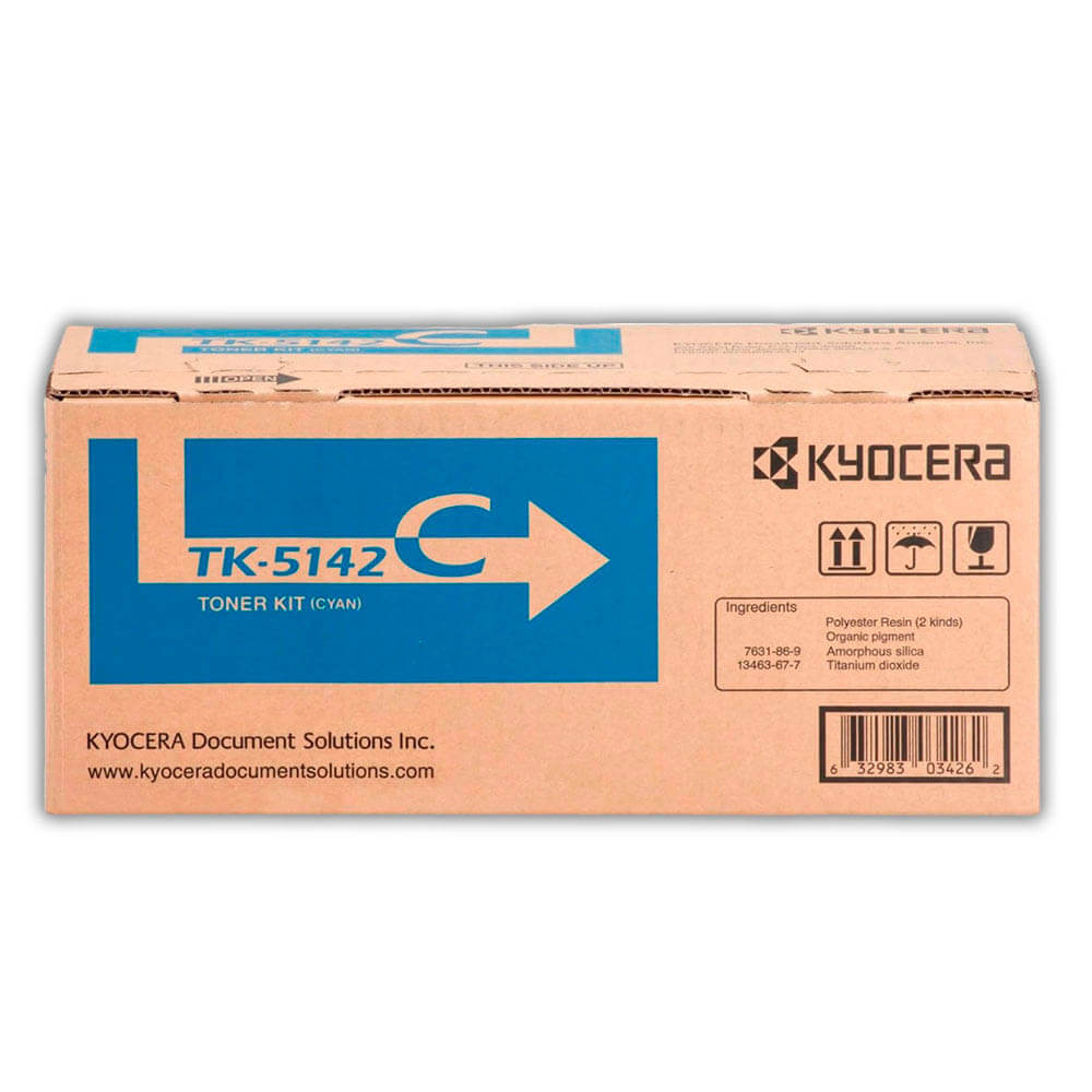 Toner Kyocera TK 5142C Cyan 5K Pág. P6130cdn, M6530cdn Original