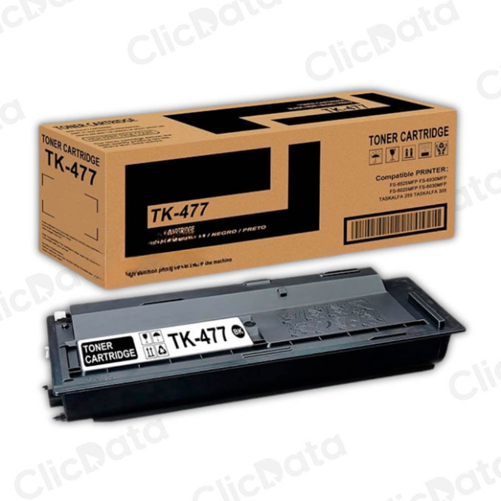 Toner Kyocera TK 477 Negro 15,000 Pág. FS-6525, 6530 Original