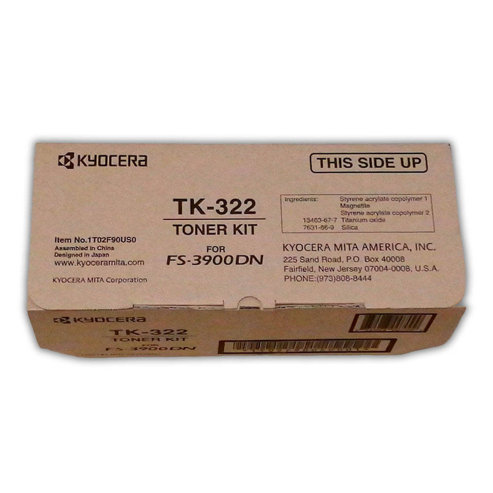 Tóner Kyocera TK 322 Negro 15K Pág. Mita FS-3900 Original