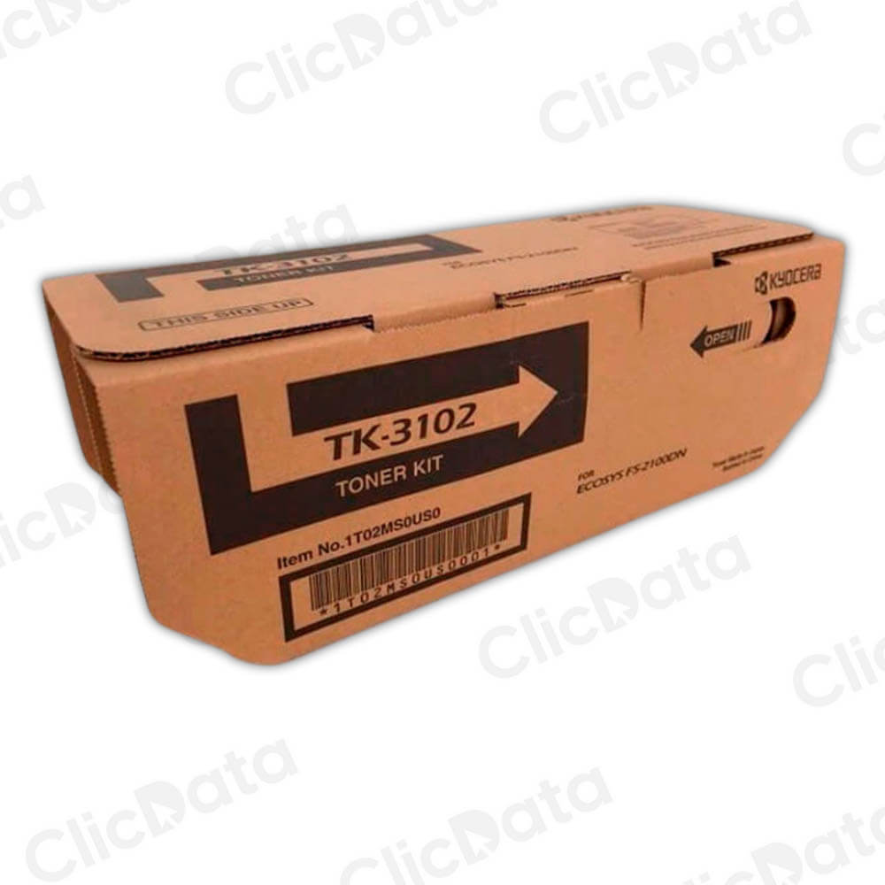 Toner Kyocera TK 3102 Negro 12.5K Pag M3540IDN Original