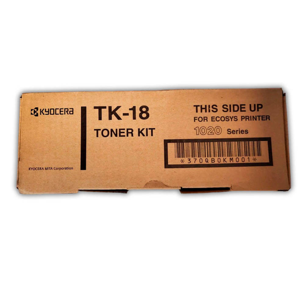 Toner Kyocera TK-18 Negro 7,200 Pág. FS1020D, FS1018MFP Original