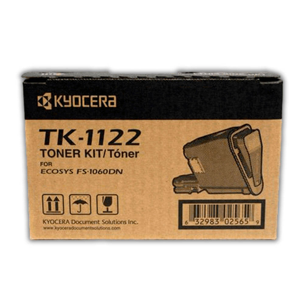 Toner Kyocera TK 1122 Negro 3,000 Pág. FS1060, 1025mfp Original