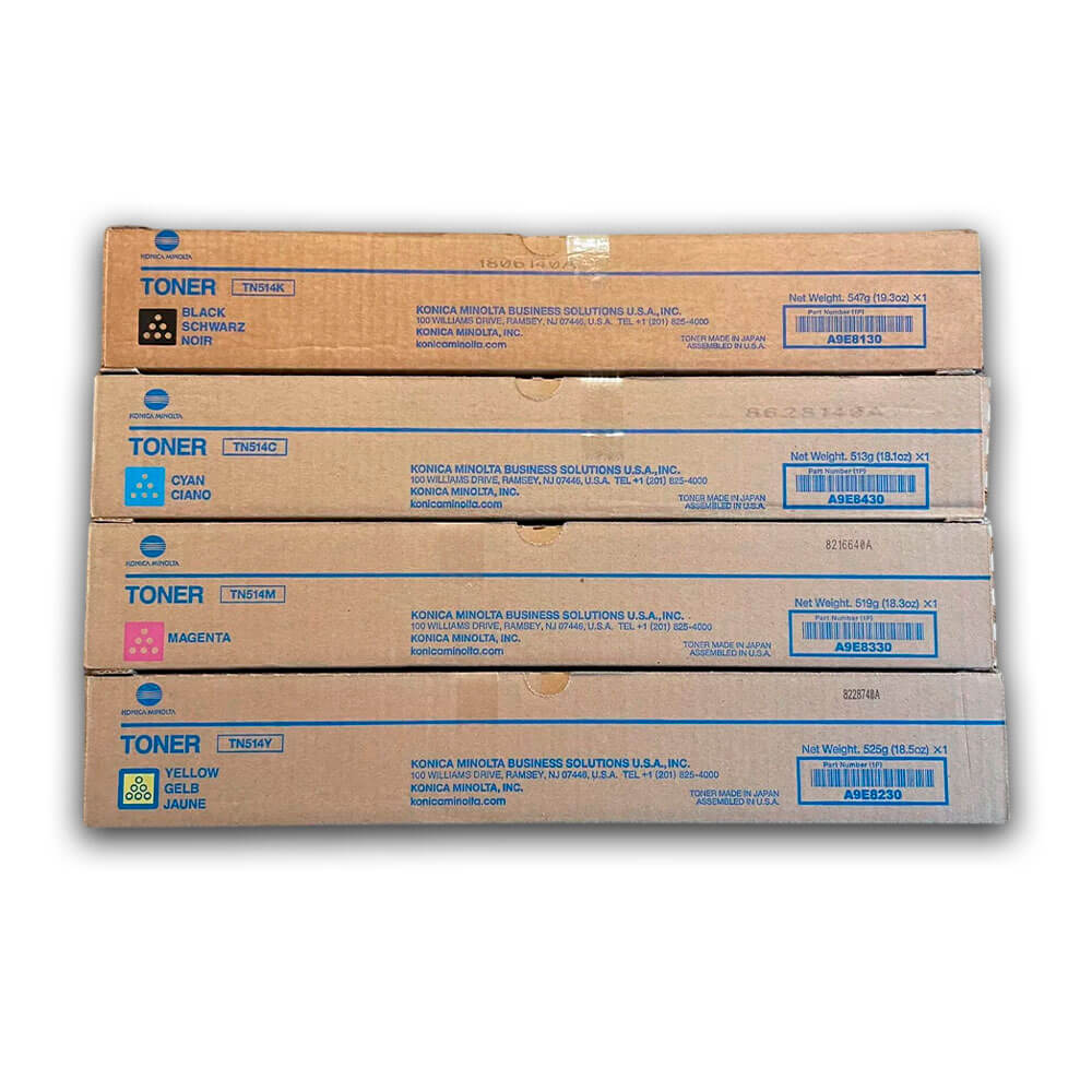 Pack de Toner Konica Minolta TN-324 CYMK C258, C368 Original