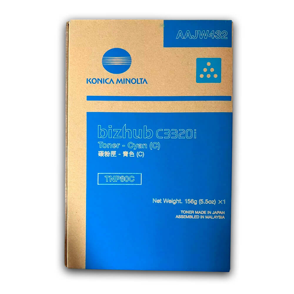 Toner Konica Minolta TNP80C Cian 13K Pág. C3320i Original