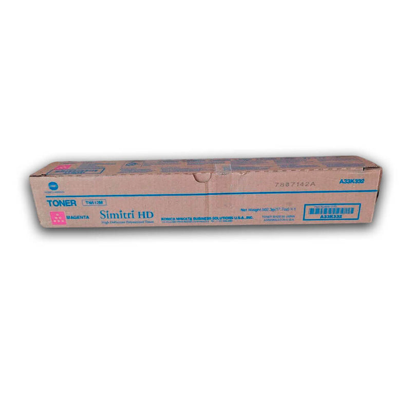 Toner Konica Minolta TN 512M Magenta 26K Pág. C454e, C554e Original