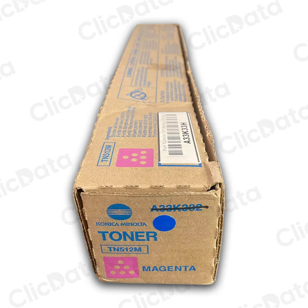 Toner Konica Minolta TN 512M Magenta 26K Pág. C454e, C554e Original