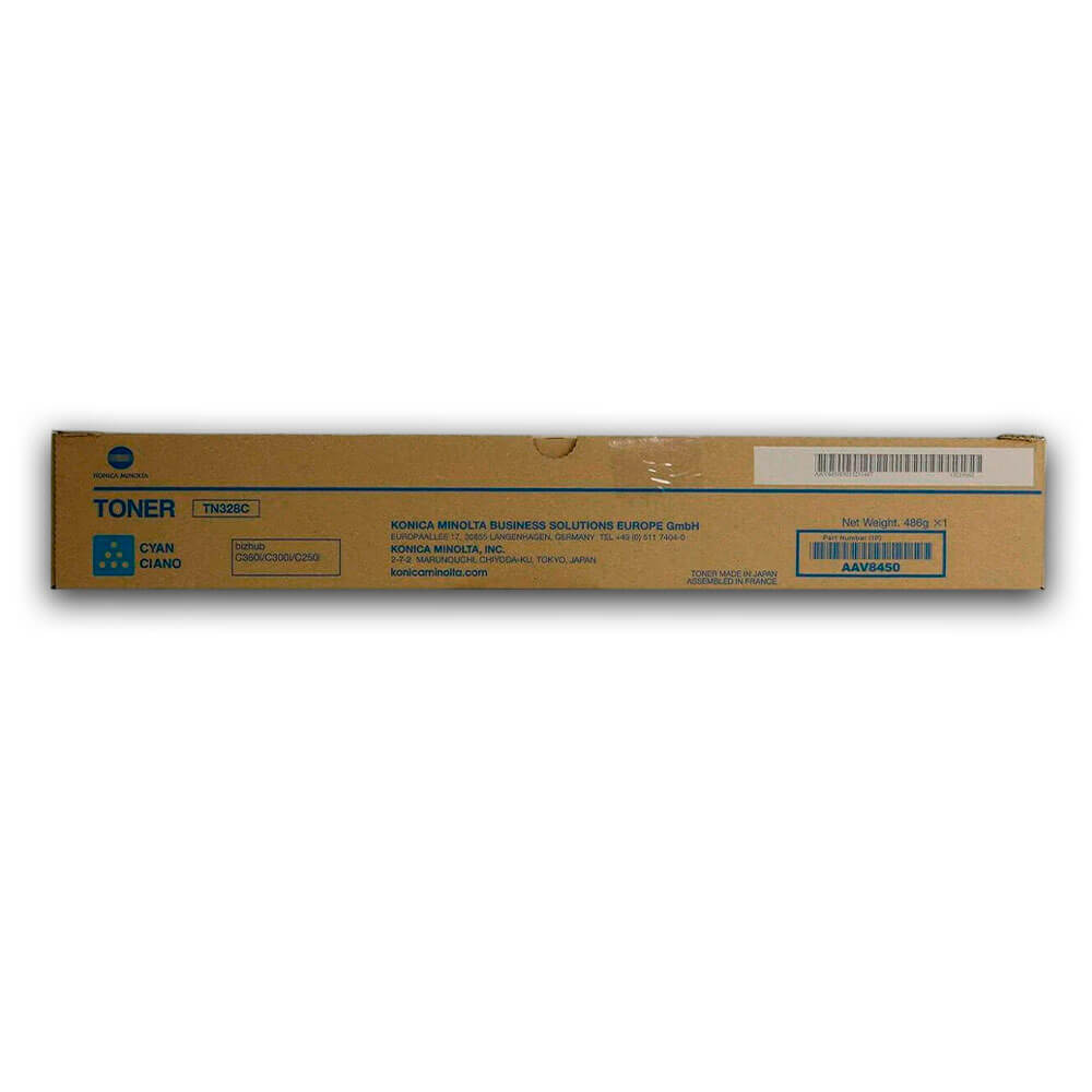 Toner Konica Minolta TN 328C Cyan 28K Pág. C250i, C650i Original