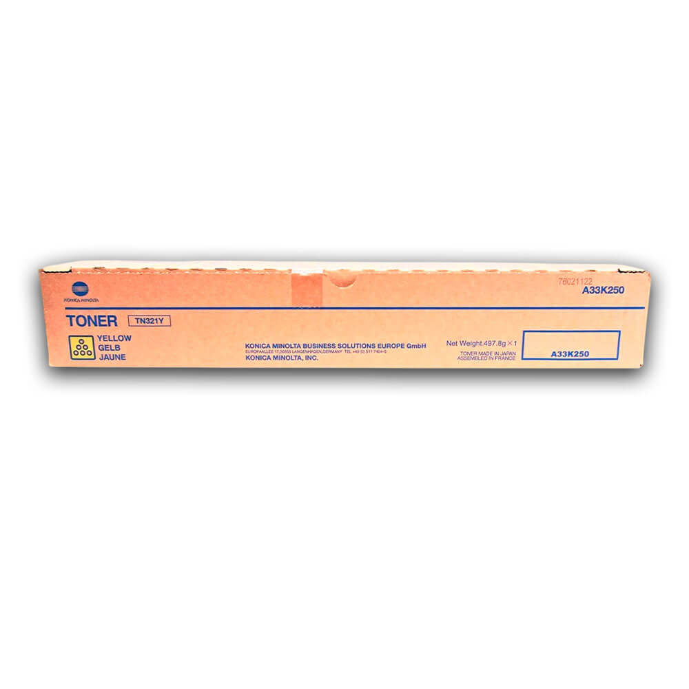 Toner Konica Minolta TN 321Y Yellow 25K Pág. C224, C364e Original