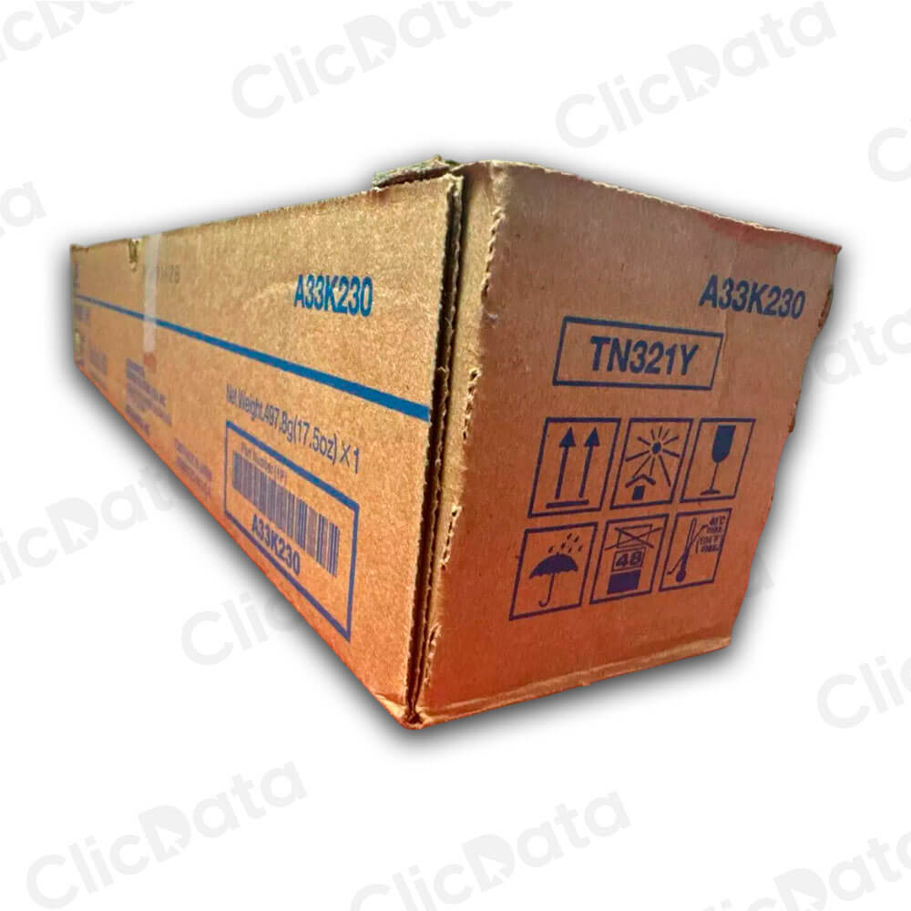 Toner Konica Minolta TN 321Y Yellow 25K Pág. C224, C364e Original