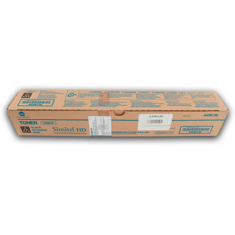 Toner Konica Minolta TN 321K Black 27K Pág. C224, C364e Original