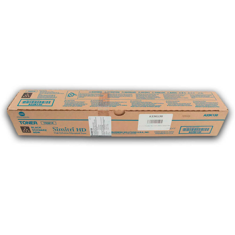 Toner Konica Minolta TN 321K Black 27K Pág. C224, C364e Original