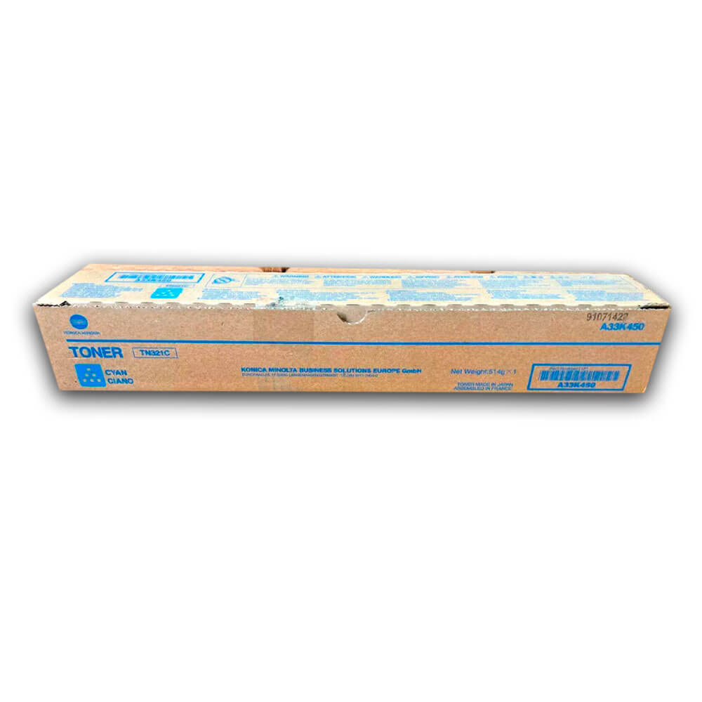 Toner Konica Minolta TN 321C Cyan 25K Pág. C224, C364e Original