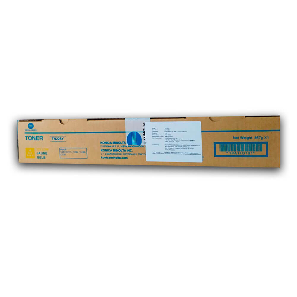 Toner Konica Minolta TN 228Y Yellow 28K Pág. C226i, C266i Original