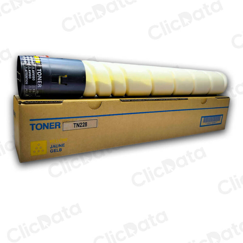 Toner Konica Minolta TN 228Y Yellow 28K Pág. C226i, C266i Original