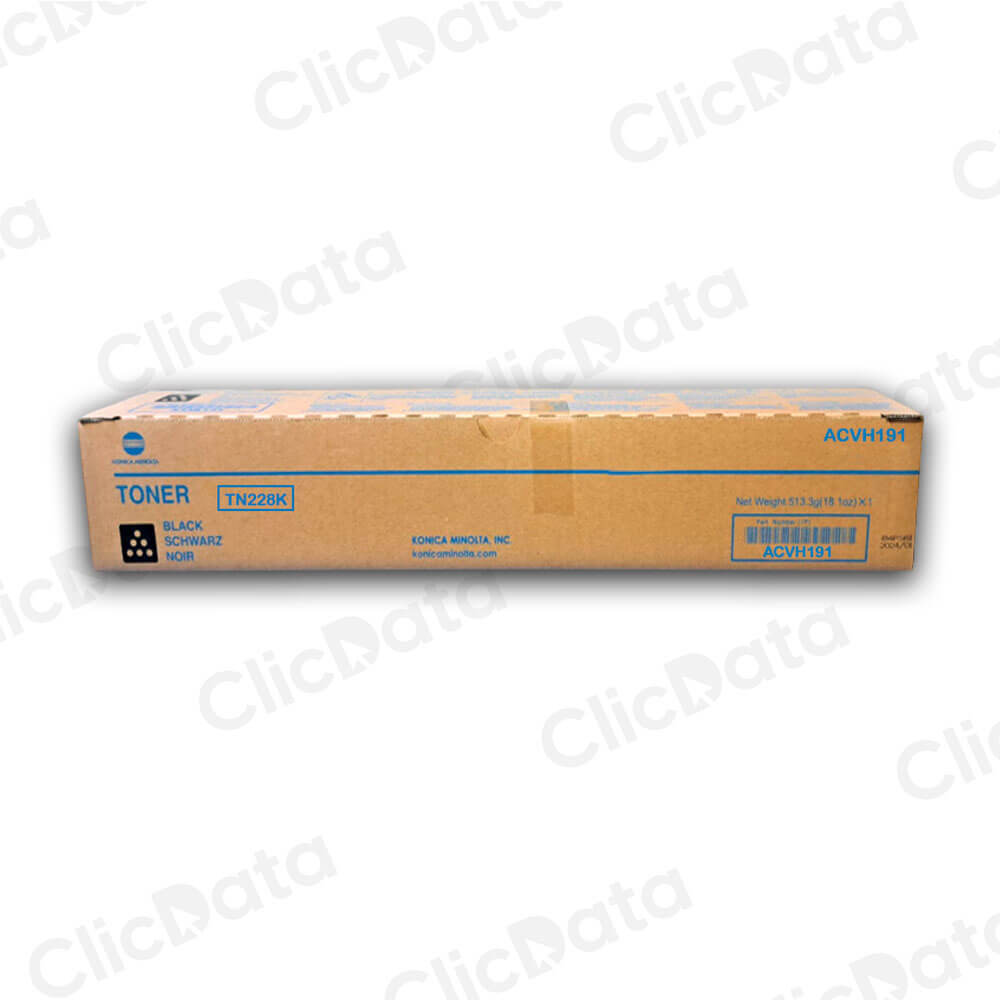 Toner Konica Minolta TN 228K Black 24K Pág. C226i, C266i Original