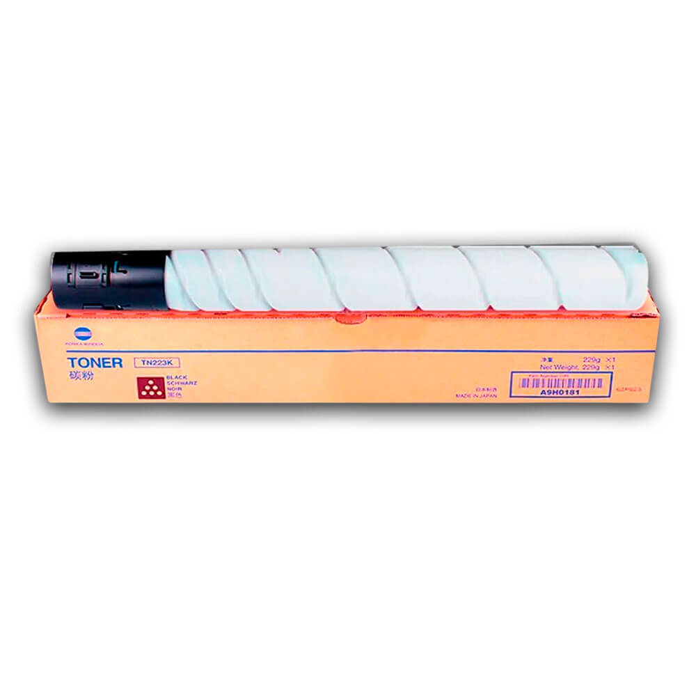 Toner Konica Minolta TN 223K Black 2.3K Pag C226, C256 Original