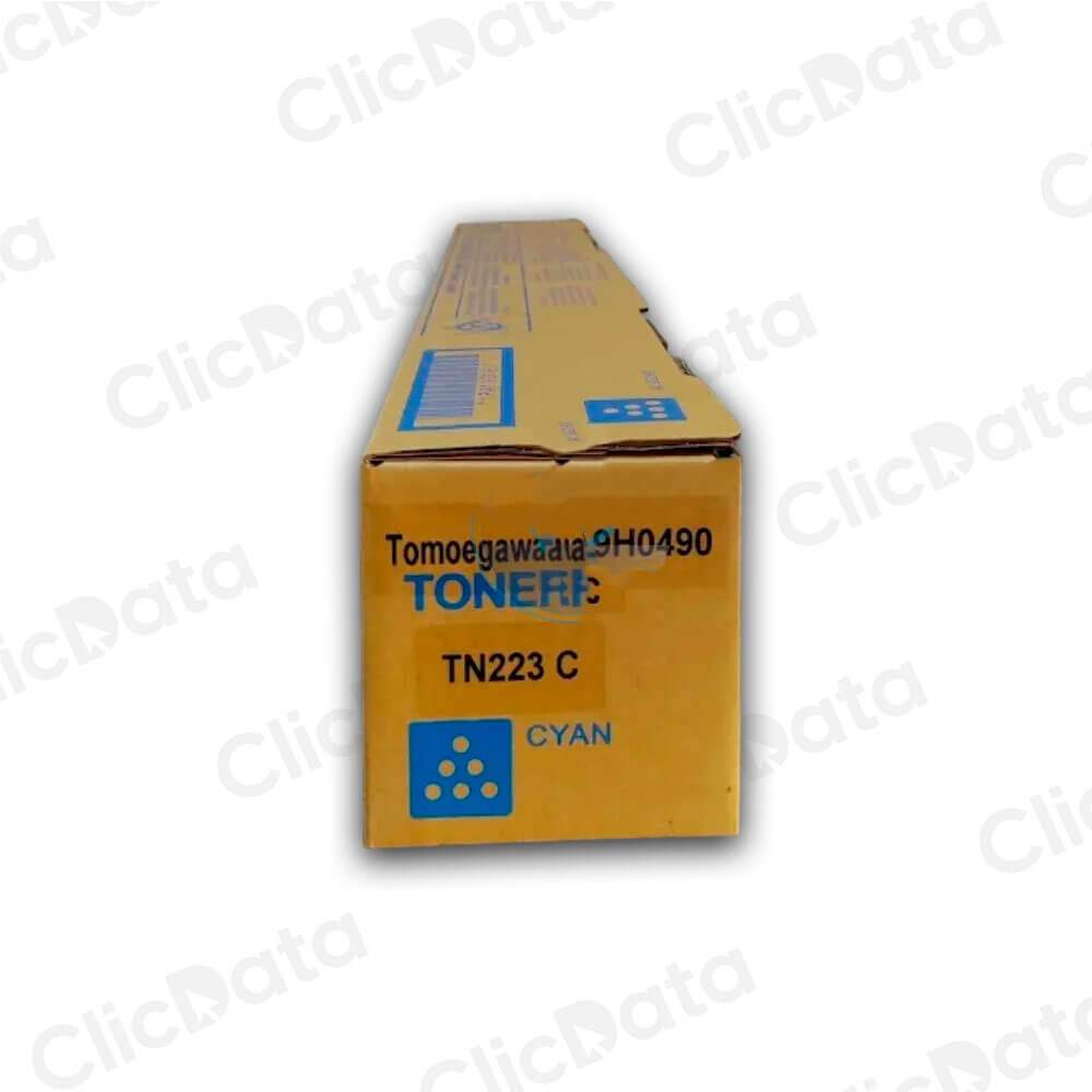Toner Konica Minolta TN 223C Cyan 1.3K Pag C226, C256 Original