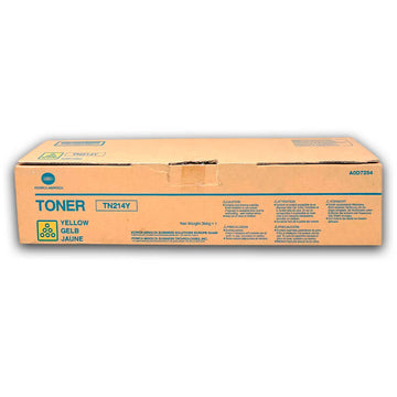 Toner Konica Minolta TN 214Y Yellow 18,500 Pág. C200 Original