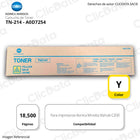 Toner Konica Minolta TN 214Y Yellow 18,500 Pág. C200 Original