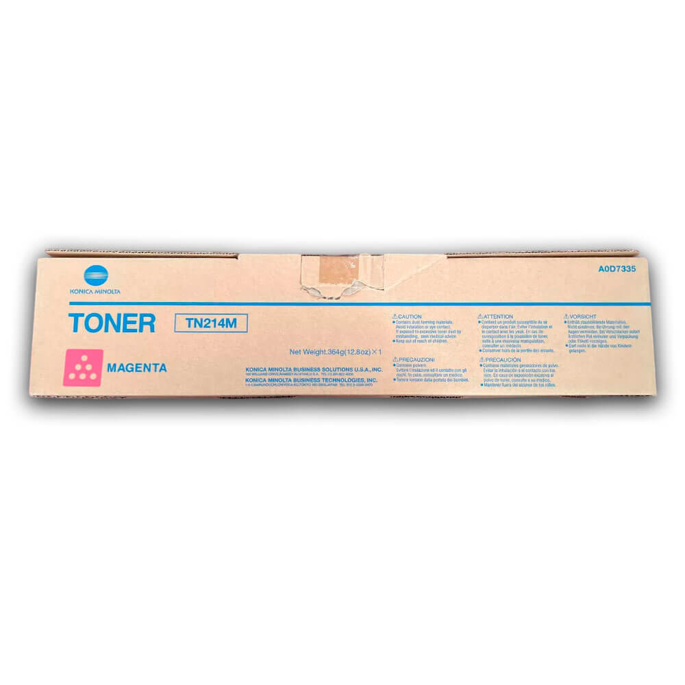Toner Konica Minolta TN 214M Magenta 18,500 Pág. C200 Original