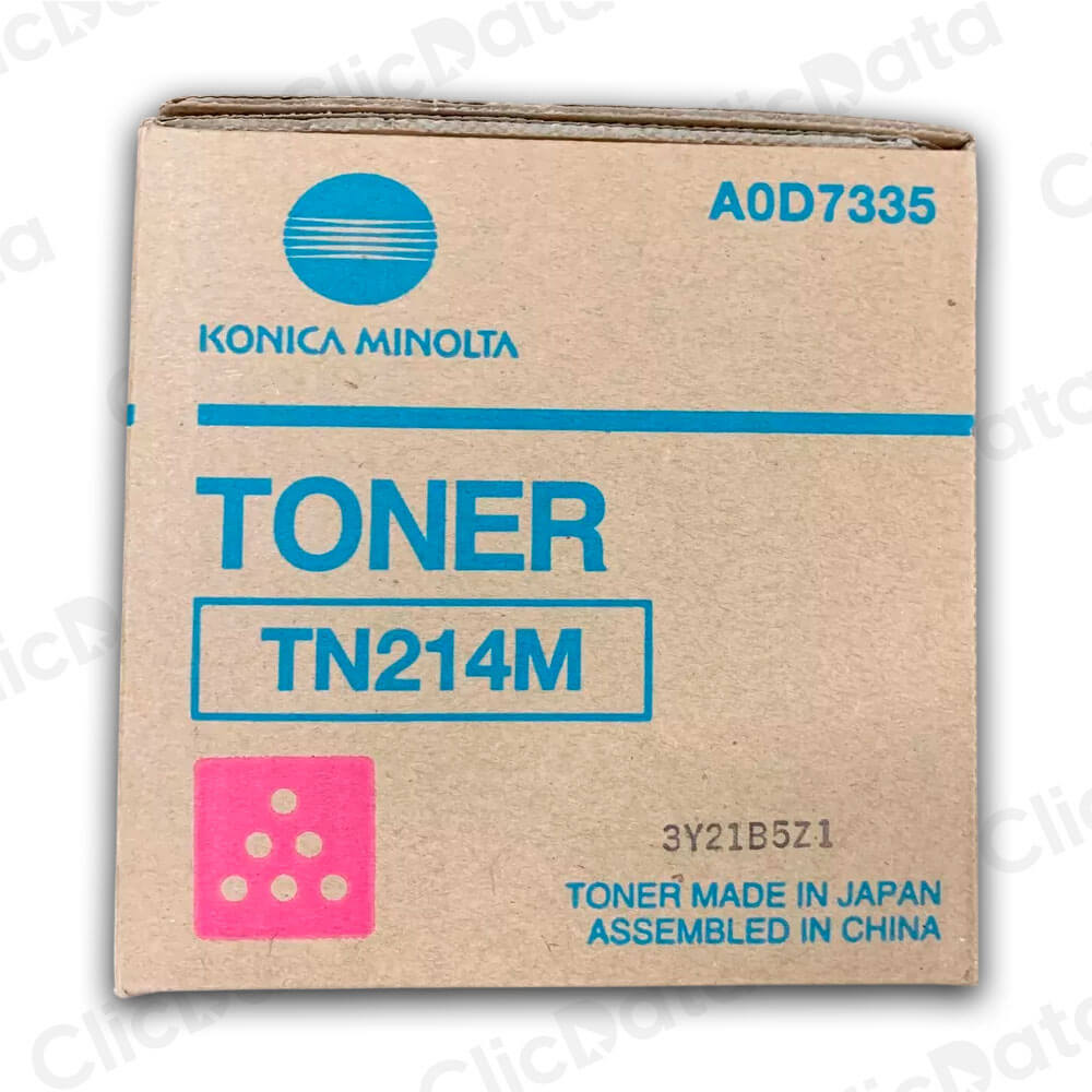 Toner Konica Minolta TN 214M Magenta 18,500 Pág. C200 Original