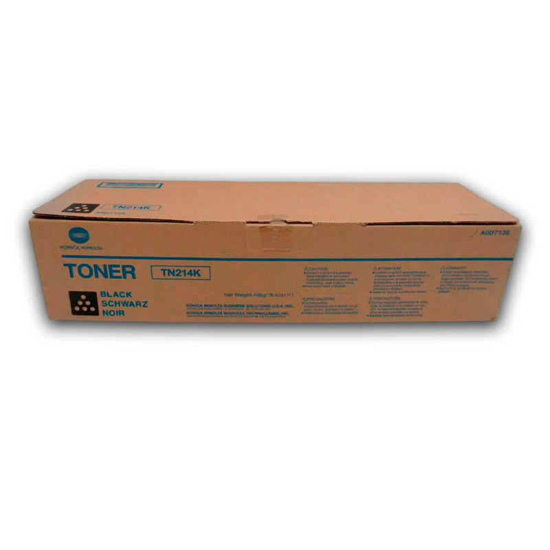 Toner Konica Minolta TN 214K Black 24,000 Pág. C200 Original