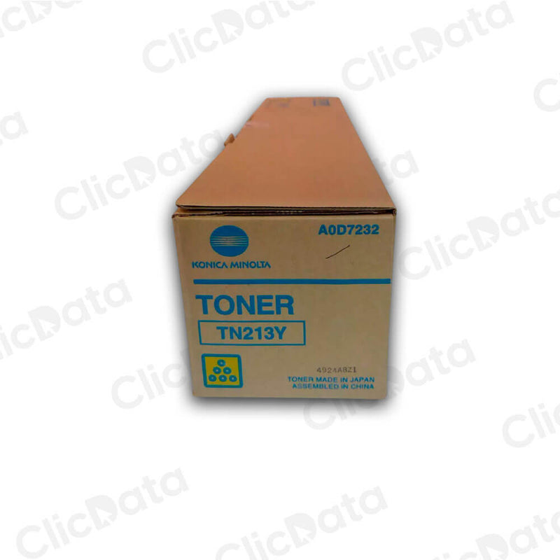 Toner Konica Minolta TN 213Y Yellow 18,500 Pág. C200 Original
