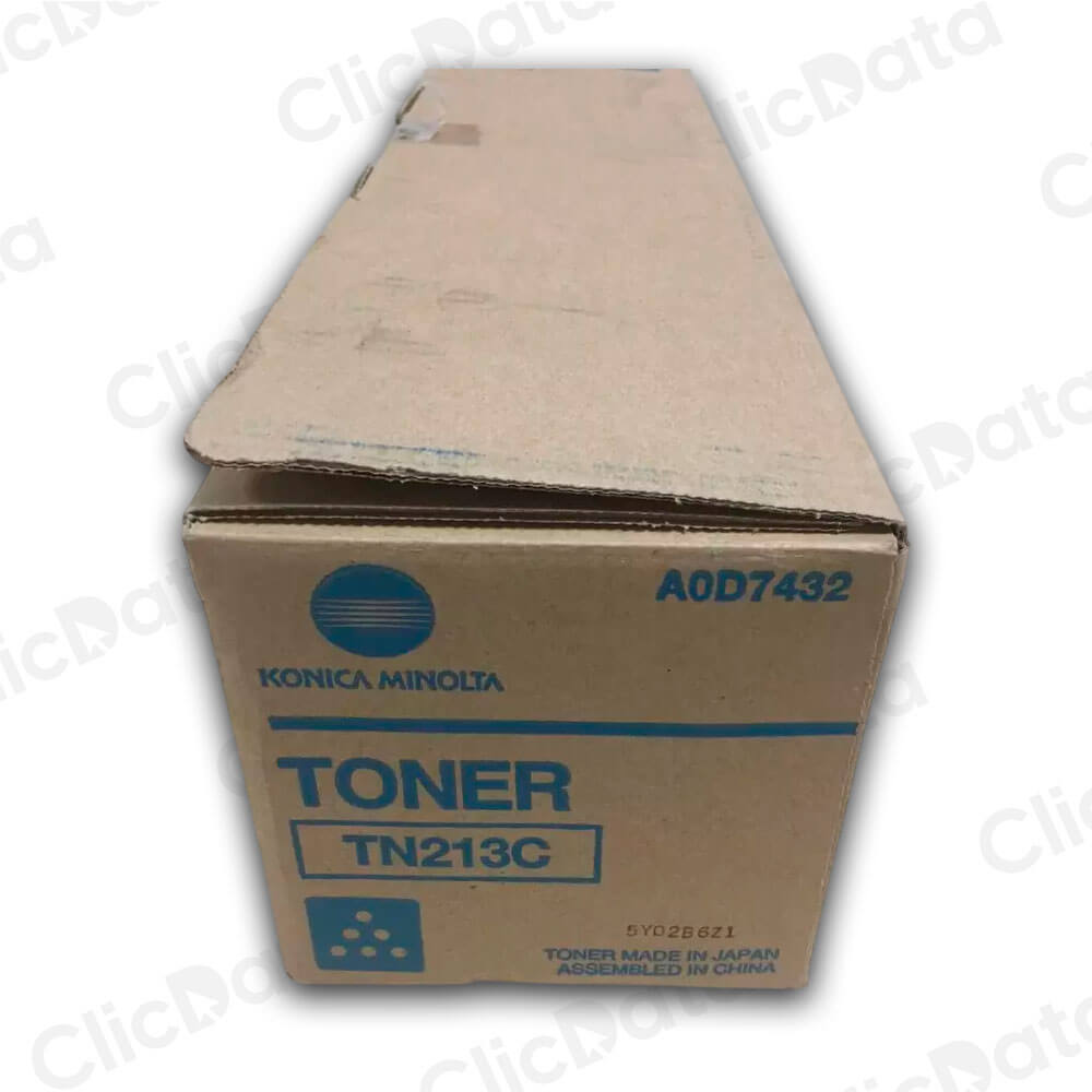 Toner Konica Minolta TN 213C Cyan 18,500 Pág. C203 Original