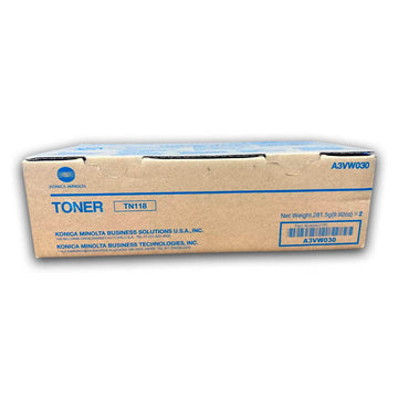 Toner Konica Minolta TN 118 Negro 12,000 pag 195, 226 Original