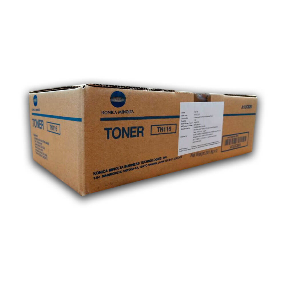 Toner Konica Minolta TN 116 Black 11,000 Pág. 164, 184 Original