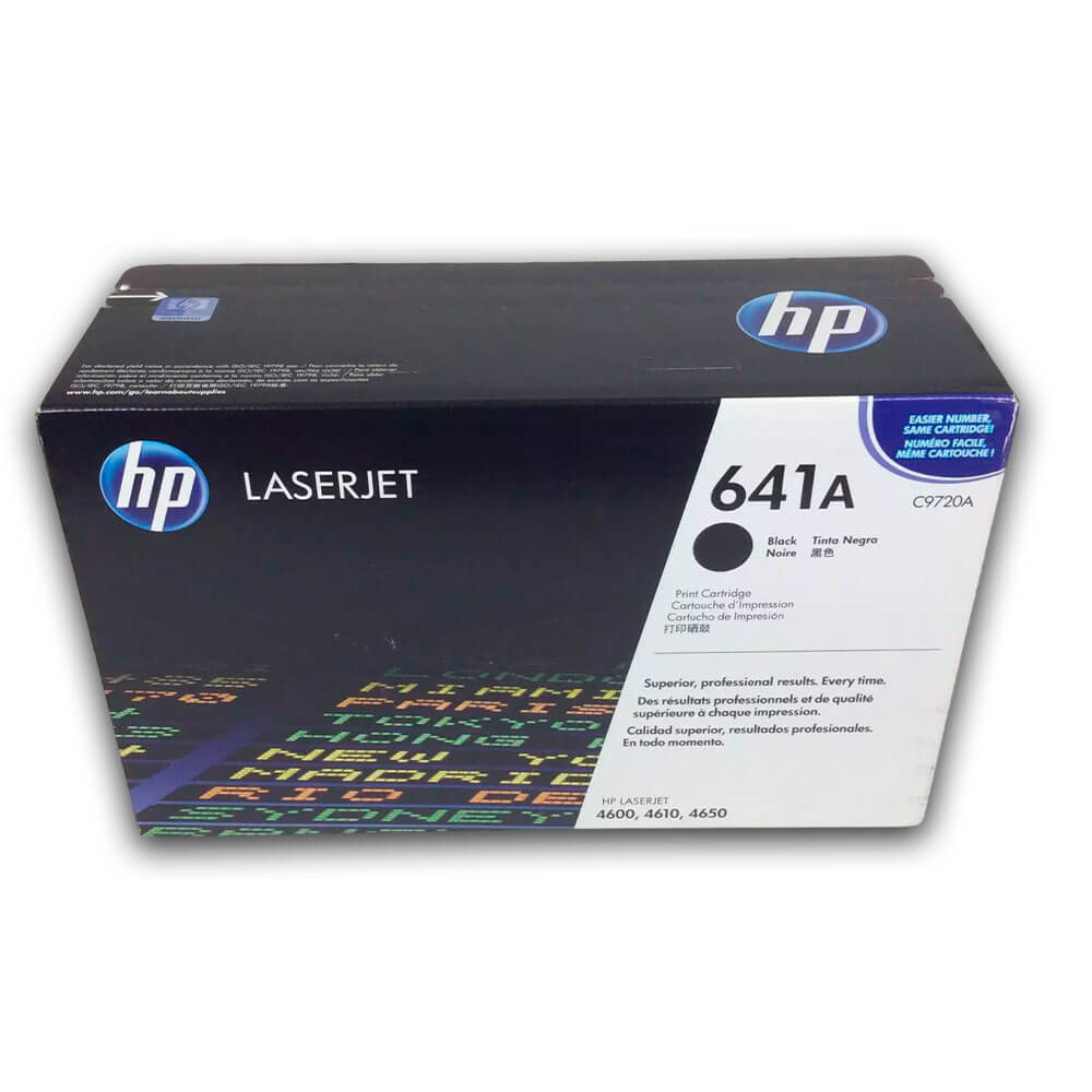 Toner Hp 641A Negro C9720A 9.000 Pág. 4600, 4650 Original