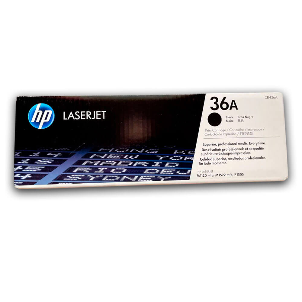 Toner Hp 36A Negro CB436A 2.000 Pág. M1522, P1505n Original