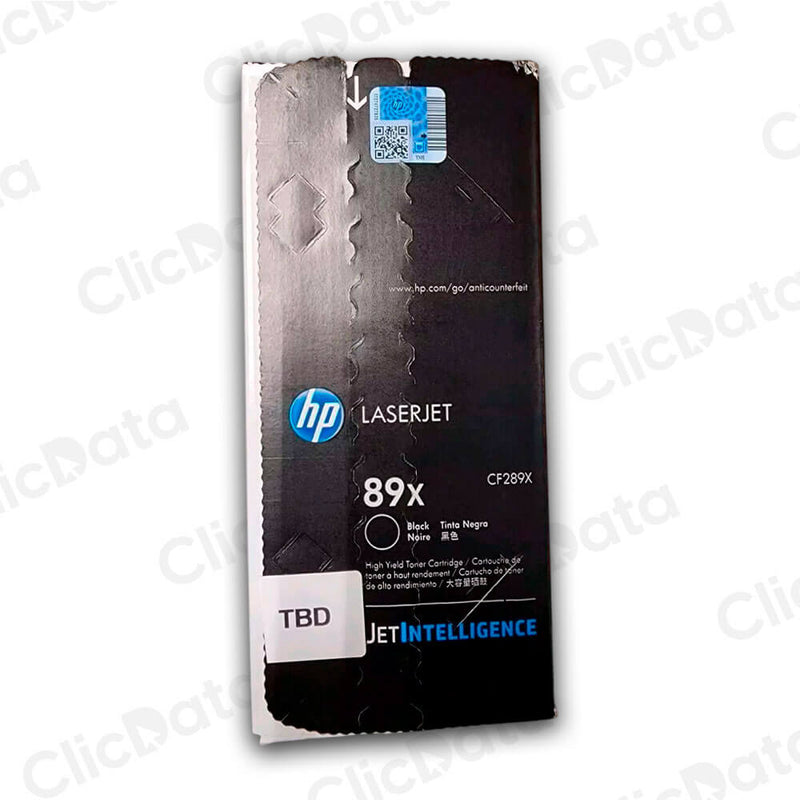 Toner Hp 89X Negro CF289X 10.000 Pág. M528, M507 Original