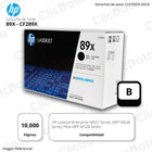 Toner Hp 89X Negro CF289X 10.000 Pág. M528, M507 Original