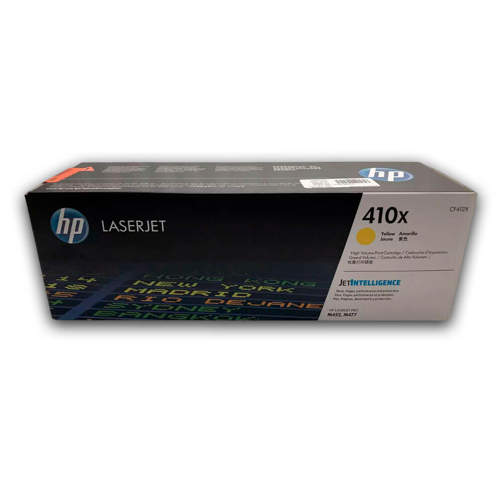 Toner Hp 410X Yellow CF412X 5.000 Pág. M477, M452 Original