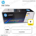 Toner Hp 410X Yellow CF412X 5.000 Pág. M477, M452 Original