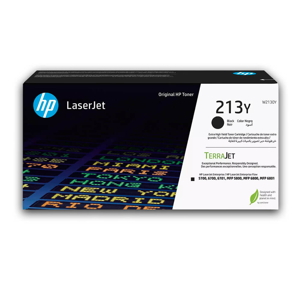 Toner Hp 213Y Negro W2130Y 18.000 Pág. 5700, 6800 Original