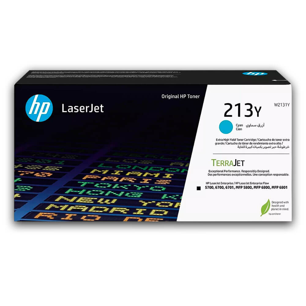 Toner Hp 213Y Cian W2131Y 12.000 Pág. 5700, 6800 Original