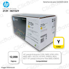 Toner Hp 213Y Yellow W2132Y 12.000 Pág. 5700, 6800 Original